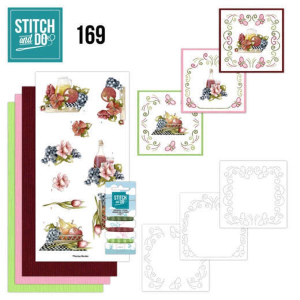 STDO169 - Stitch and Do 169 - Precious Marieke - Flowers and Fruits - Flowers and Grapes