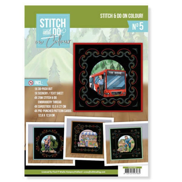 STDOOC10005 - Stitch and Do on Colour 005 - Yvonne Creations - Big Guys professions