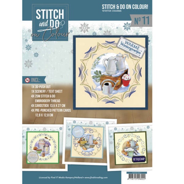 STDOOC10011 - Stitch and Do on Colour 011 - Jeanine's Art - Winter Charme