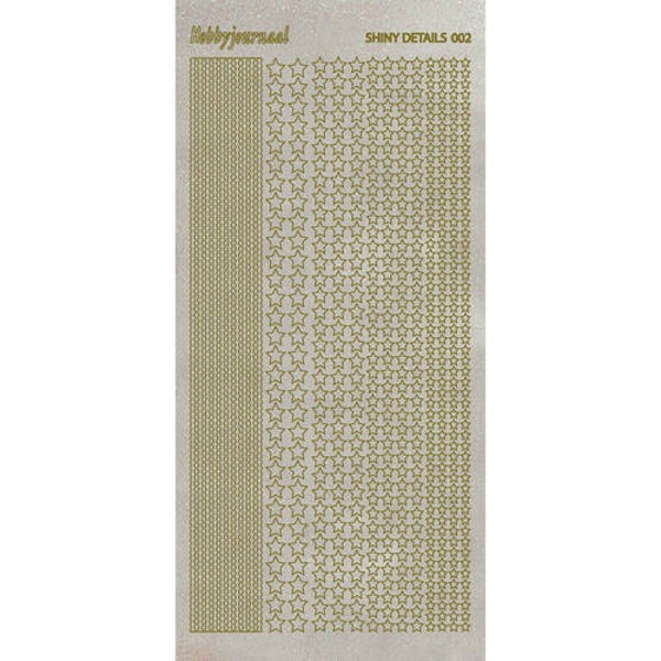 SDS002TG - Shiny Details - Stars - Goud
