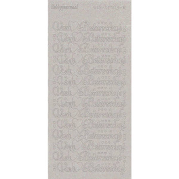 SDSBETZ - Shiny Details Van Harte Beterschap - Zilver