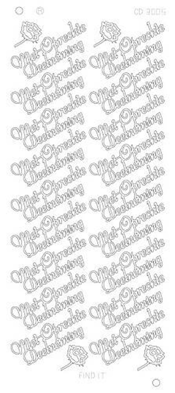 CD3005Z - Met Oprechte Deelneming Platinum - Zilver