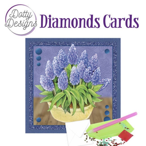 DDDC1087 - Dotty Designs Diamond Cards - Hyacinth 15x15