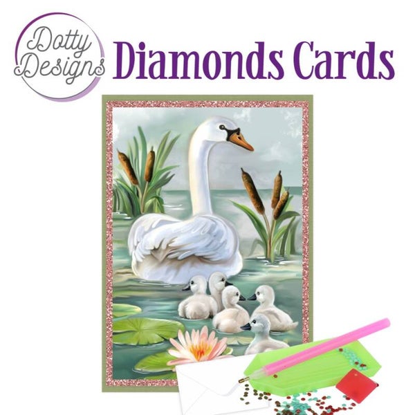 DDDC1114 - Dotty Designs Diamond Cards - Ducklings 10x15