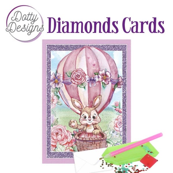 DDDC1170 - Dotty Designs Diamond Cards - Hot Air Balloon 10x15