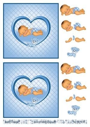 067030 - Barto Design - stappenvel A4 baby jongen