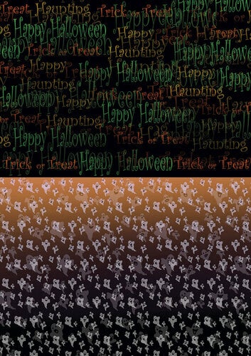 BGS10012 - Backgroundsheets - Yvonne Creations - Happy Halloween