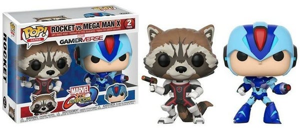 POP22773 - POP! GAMES MARVEL CAPCOM 2-PACK ROCKET / MEGAMAN