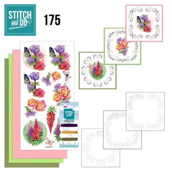 STDO175 - Stitch and Do 175 - Jeanine's art - Perfect Butterfly Flowers