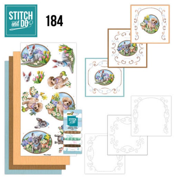 STDO184 - Stitch and Do 184 - Amy Design - Fur Friends