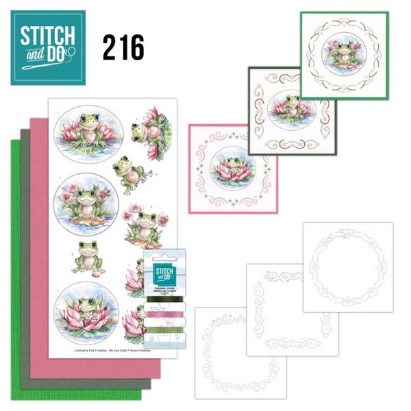 STDO216 - Stitch And Do 216 - Yvonne Creations - Happy Frog