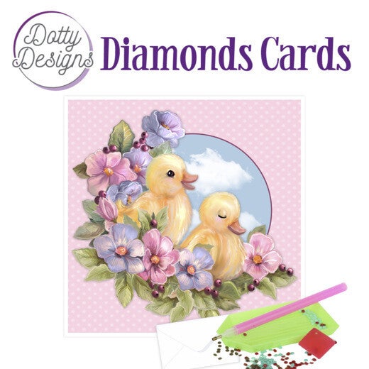 DDDC1039 - Dotty Designs Diamond Cards - Ducklings 15x15