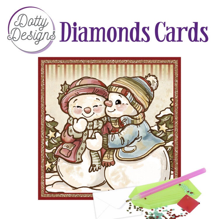 DDDC1045 - Dotty Designs Diamond Cards - Snowmen 15x15