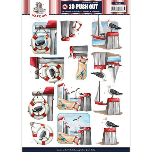 SB10167 - 3D Pushout - Amy Design - Maritiem