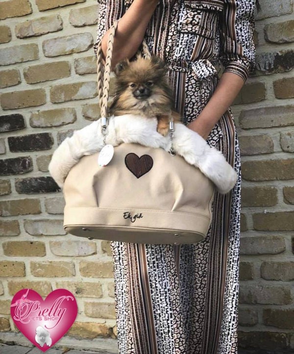 Mimi Bag Cream - Heart