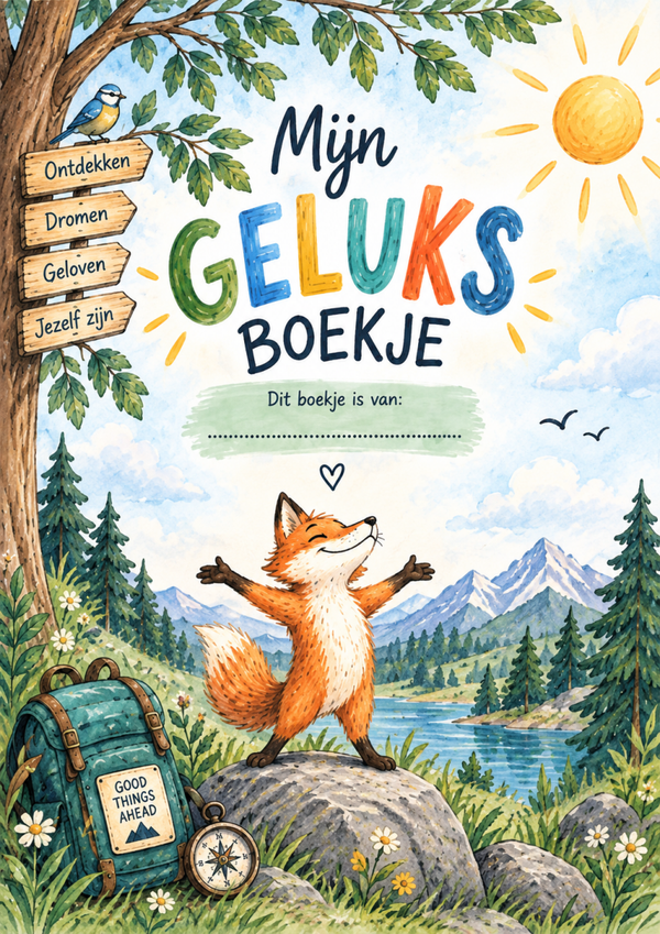 Geluksboekje stoer 9 pagina's