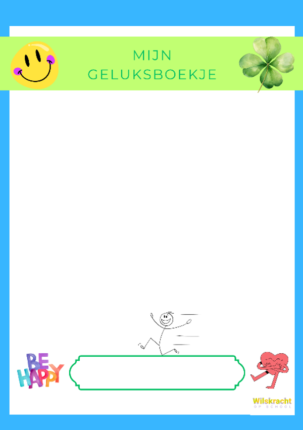 Geluksboekje       Groep 3 t/m 8