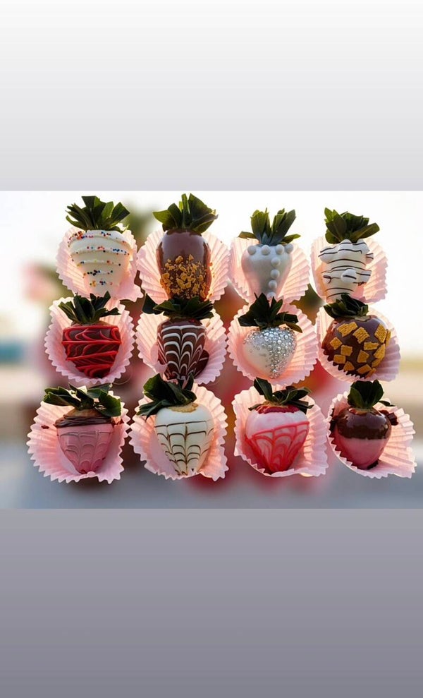 Dipped strawberries