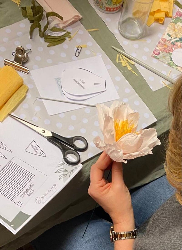 WORKSHOP 28/4 - Pappersblommor