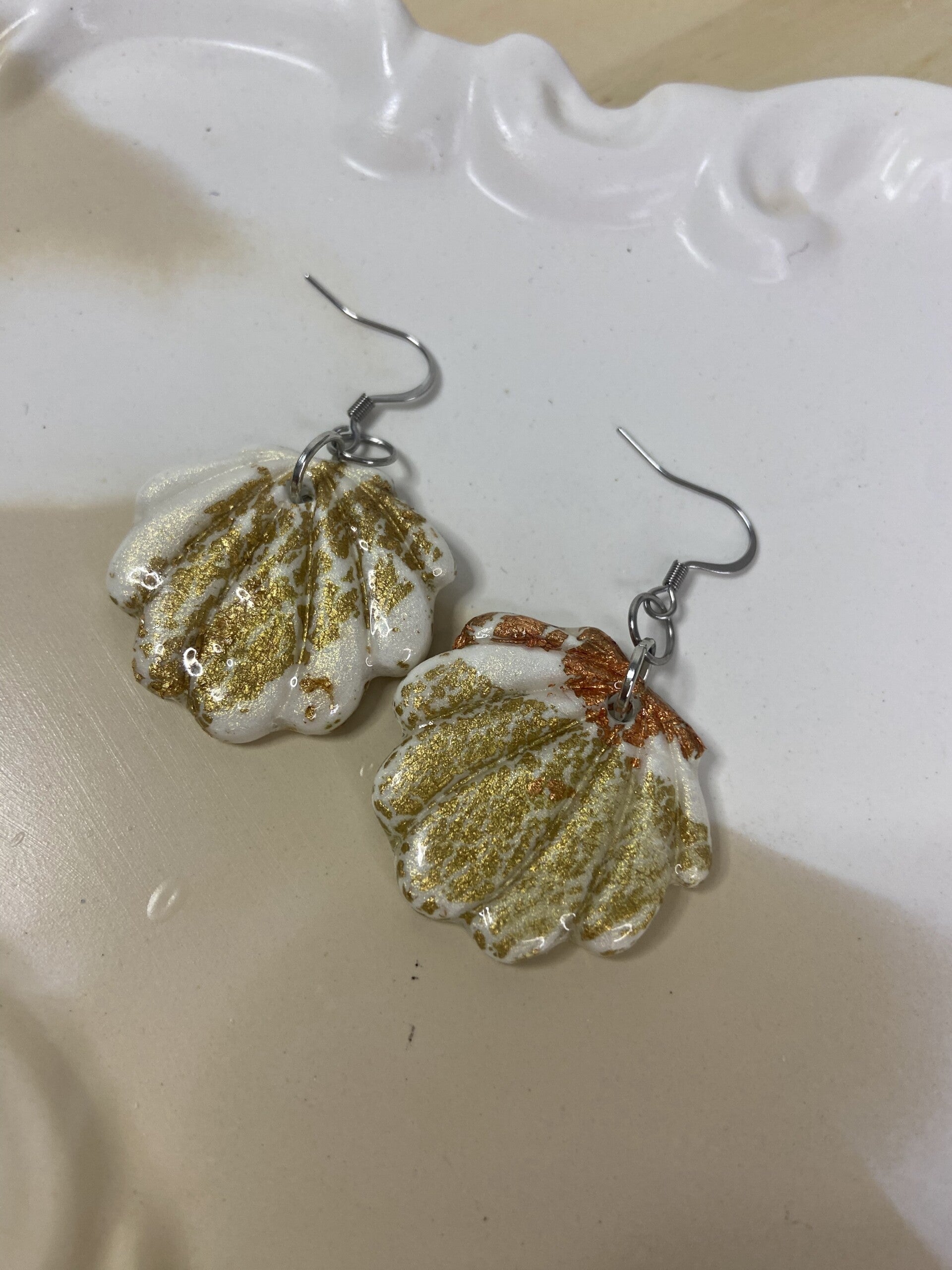 Boucle d'Oreilles "Coquillage"