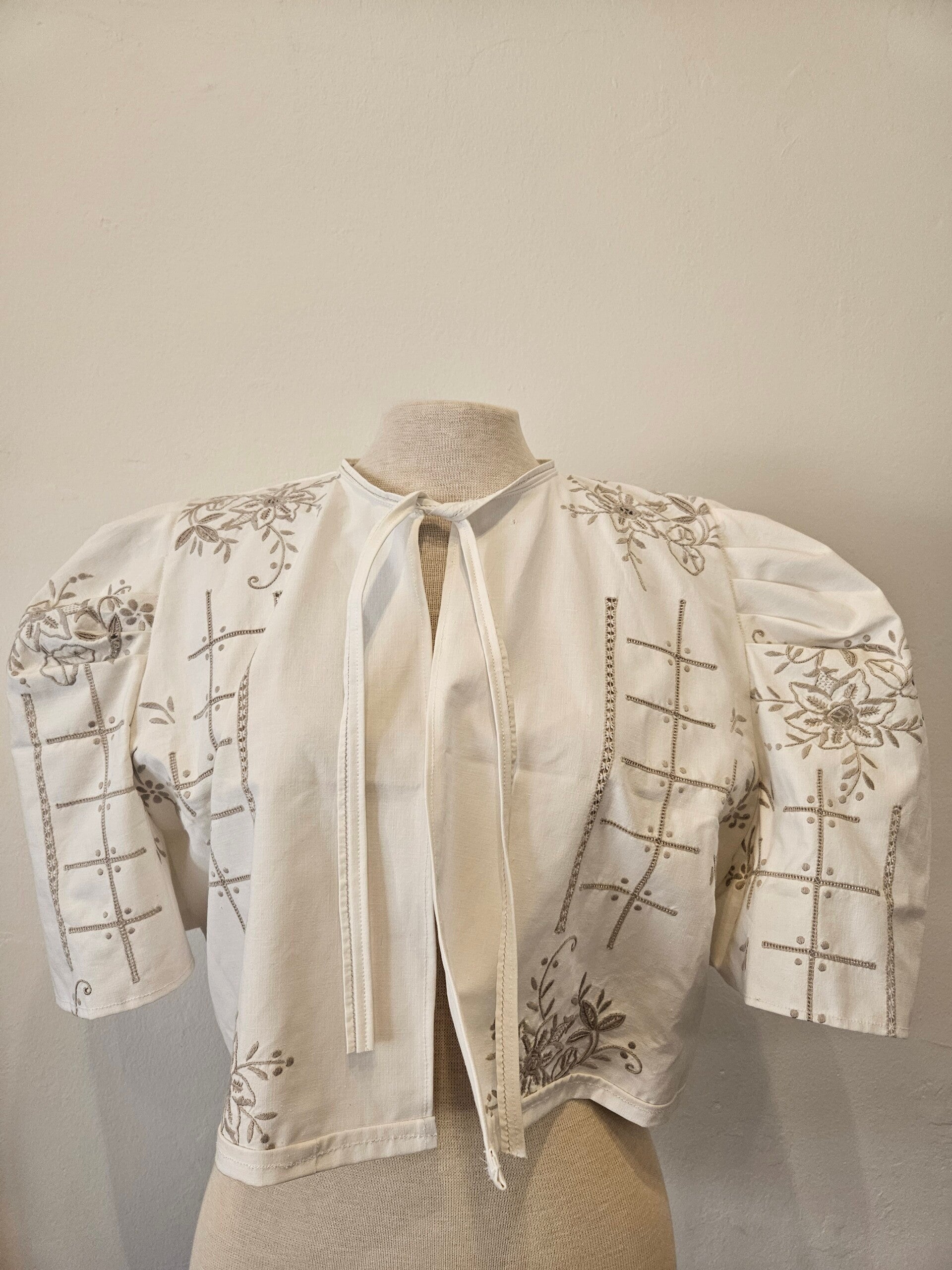 Filipiñana upcycle white