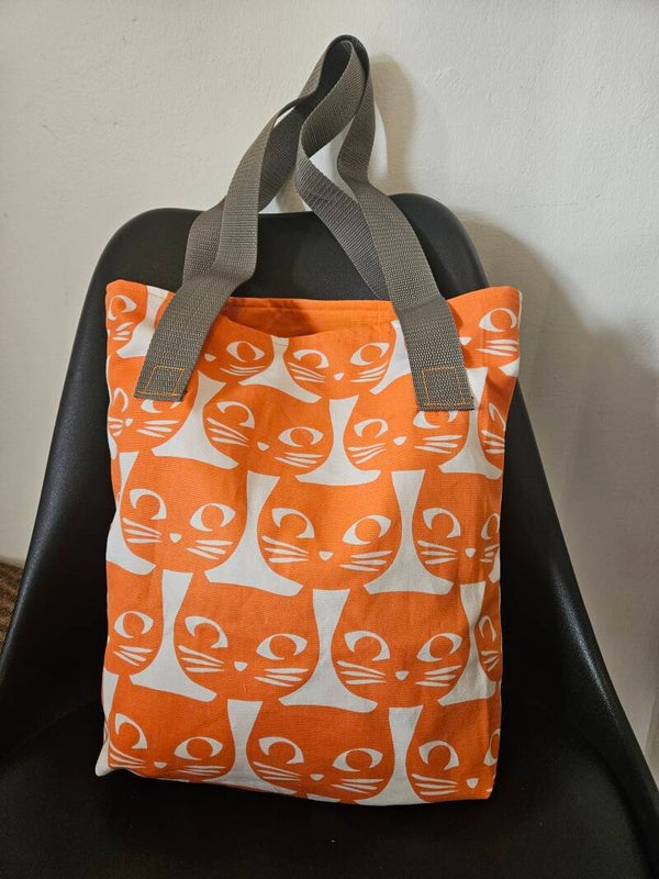 Orange cat bag