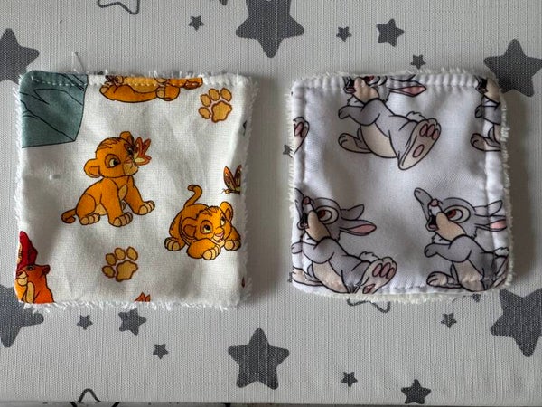 carre de coton lavable