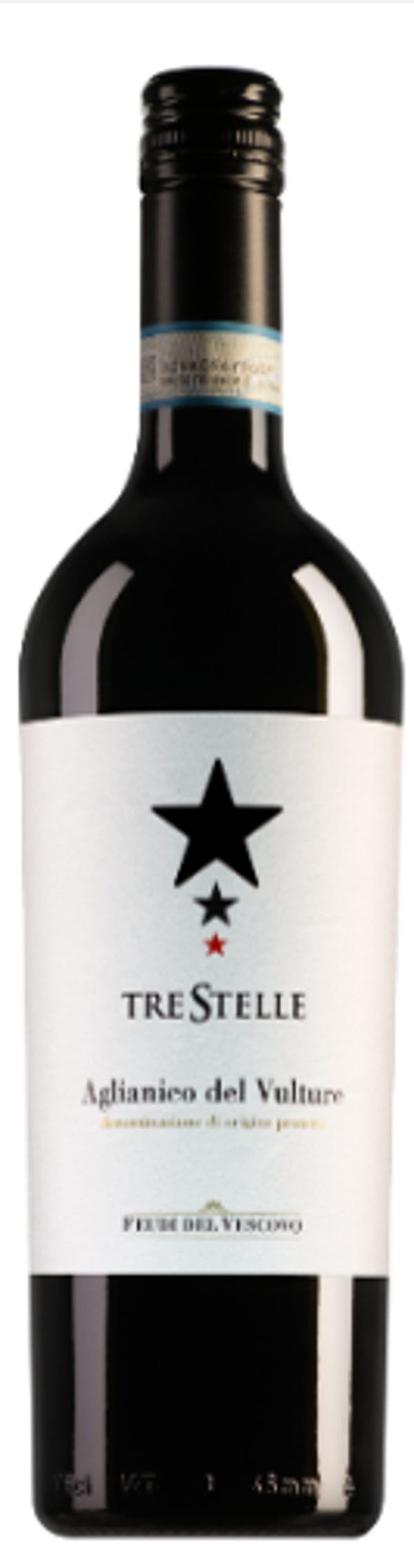 10. Feudi del Vescovo Aglianico del Vulture Tre Stelle 2024/25 (Basilicata, Italië) (prijs per fles € 9,95, doos à 6)