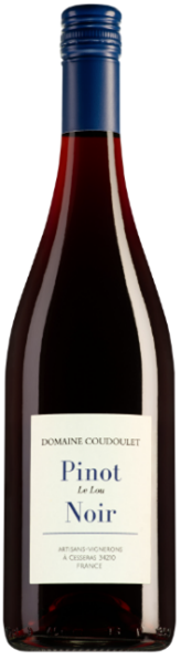 11. Coudoulet Pinot Noir 2024/25 (Languedoc, Frankrijk)	(prijs per fles € 9,85 doos à 6)