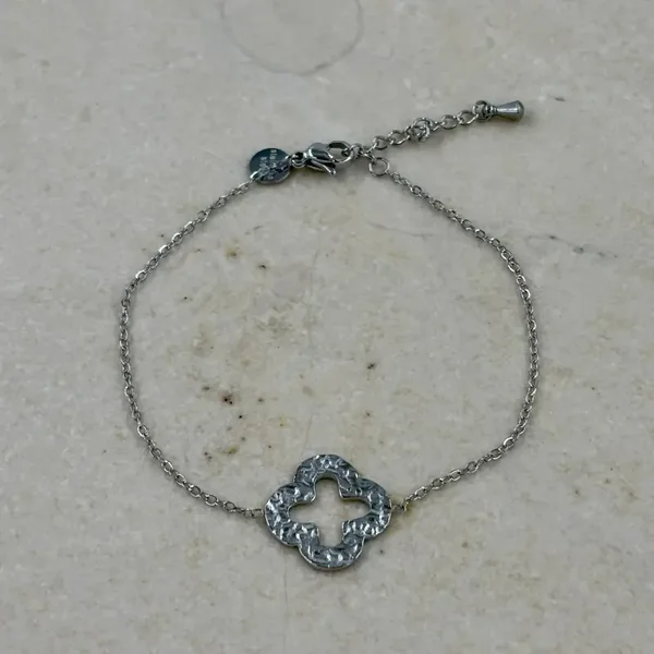 Armband grote open klaver