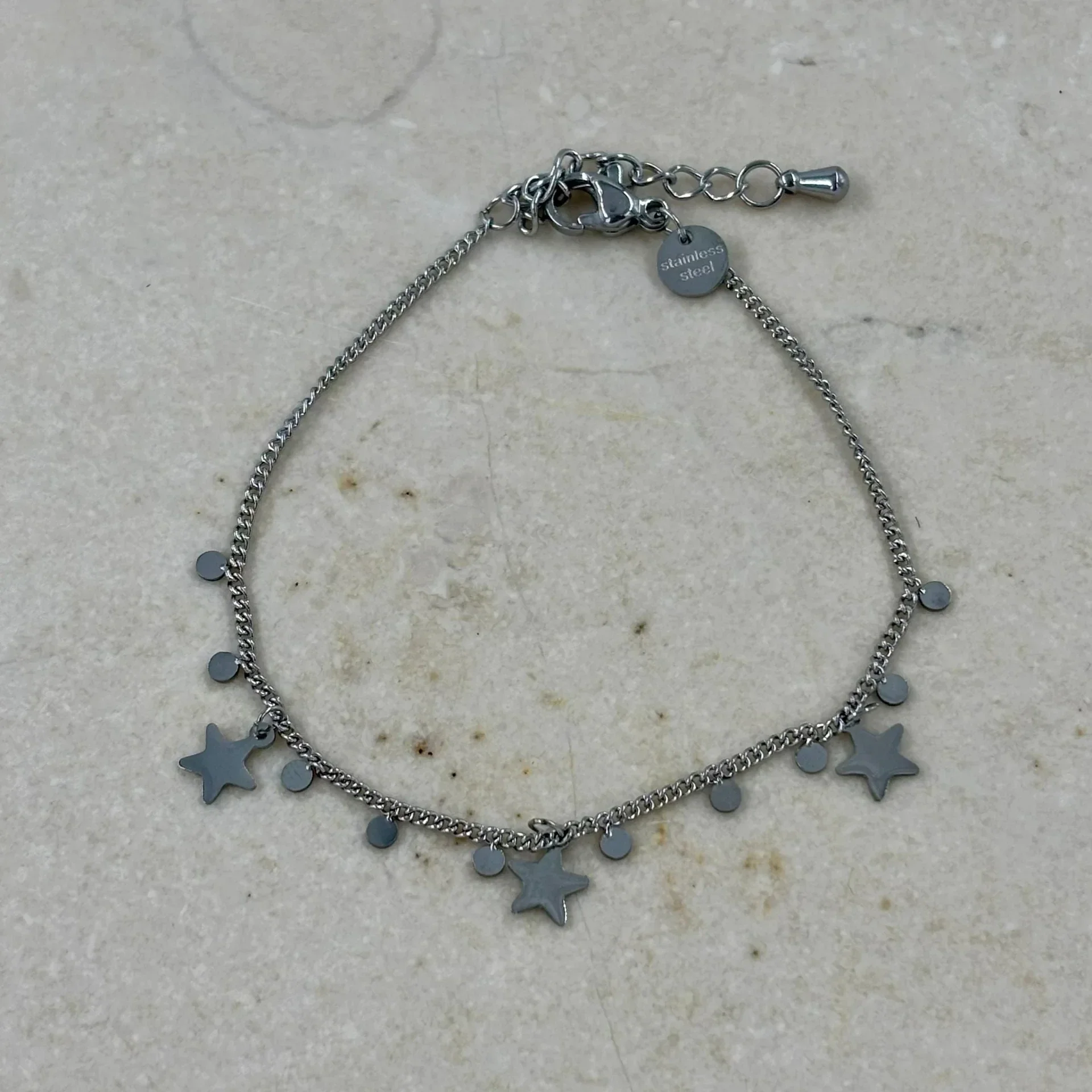 Armband sterren cirkel