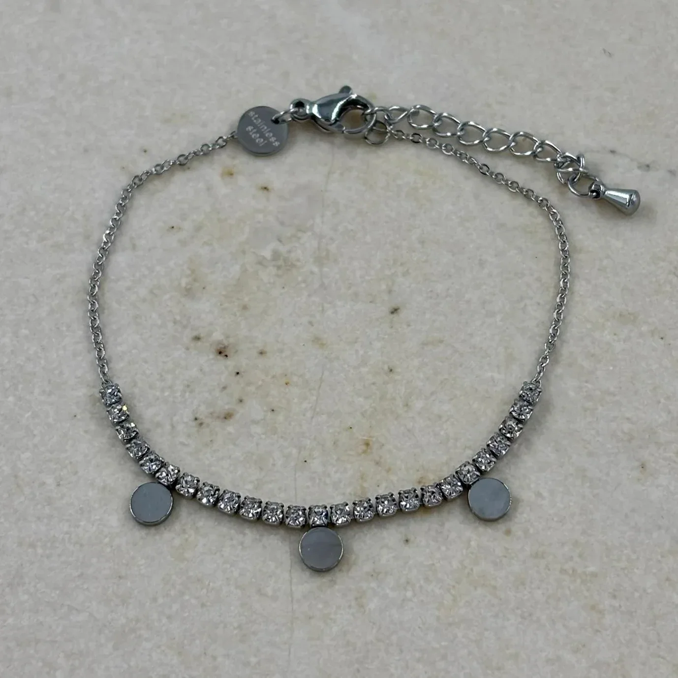 Armband strass rondjes