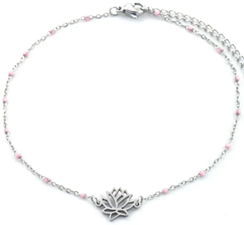 Enkelbandje lotus