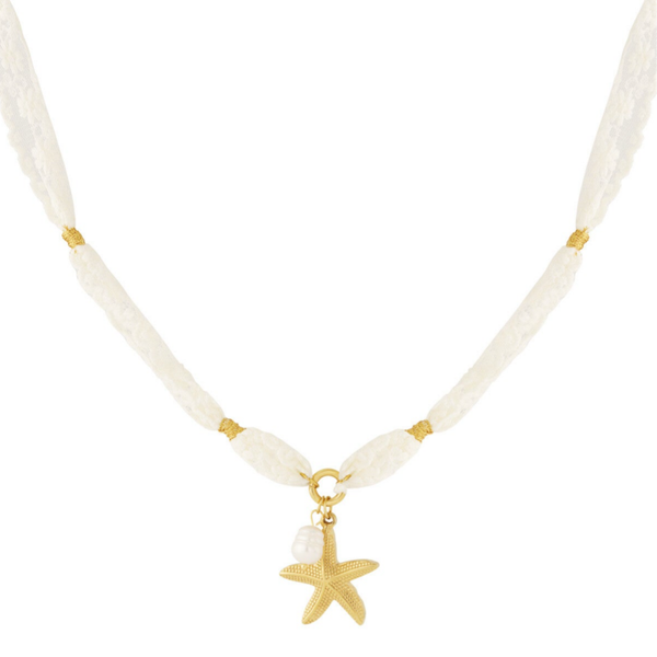 Zomerse zeester ketting