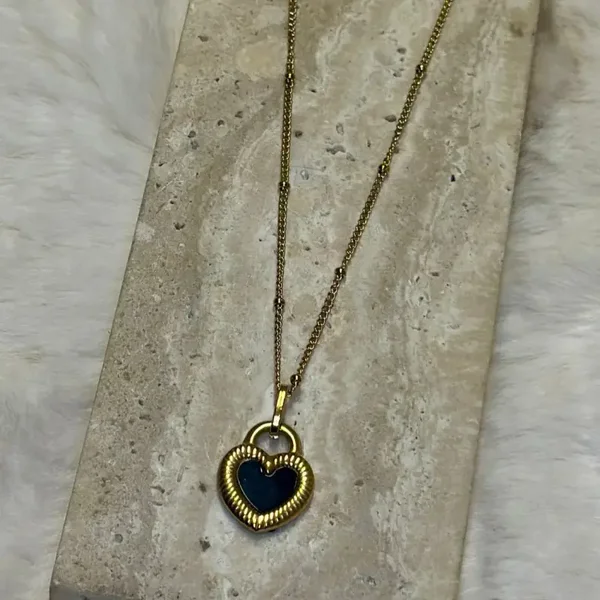 Ketting zwart/wit