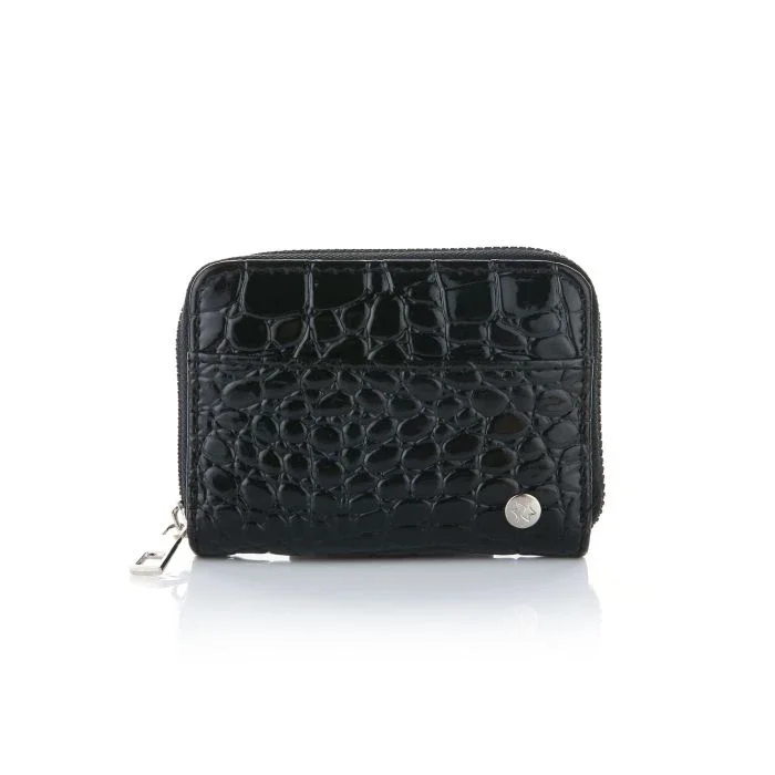 Kleine portemonnee croco