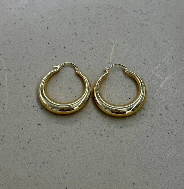 Elegante ring oorbellen L