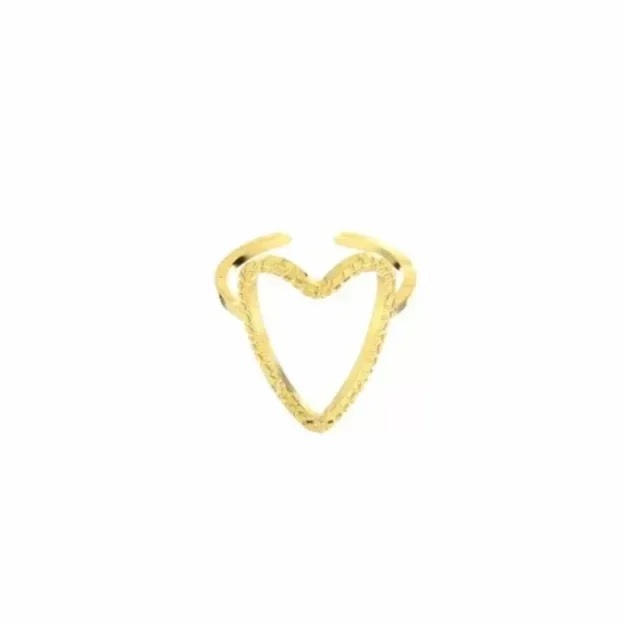 Ring groot open hart