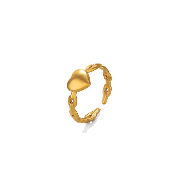 Ring schakel met hartje