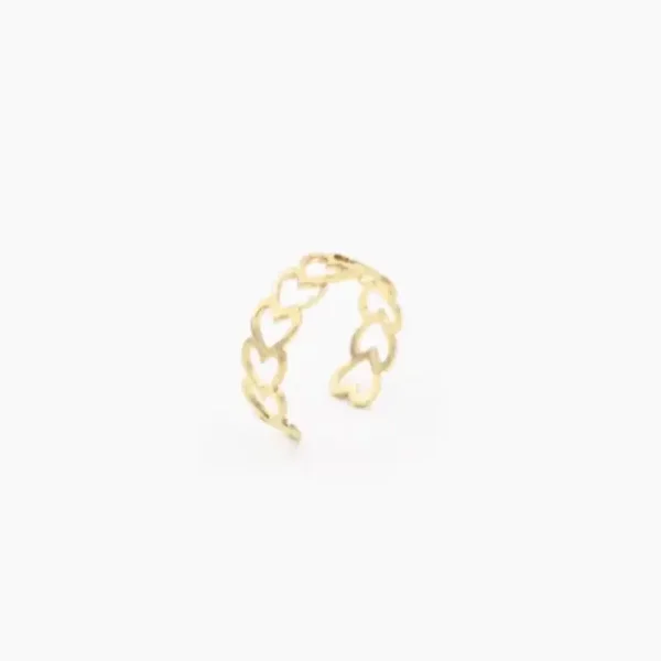 Schakelhartjes ring
