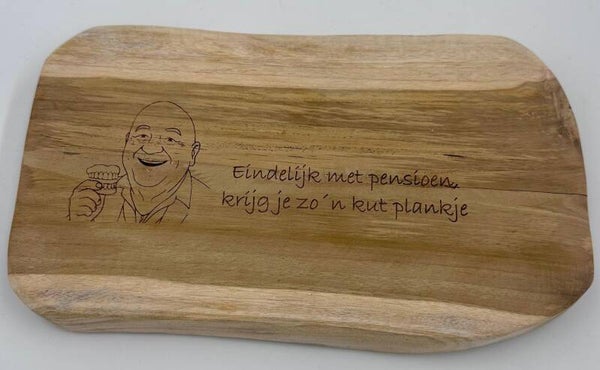 Gepersonaliseerde borrelplank