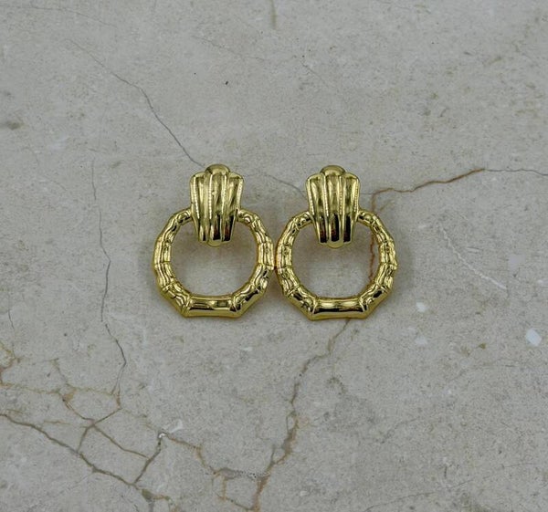 Glamoureuze hangende ringen oorbellen