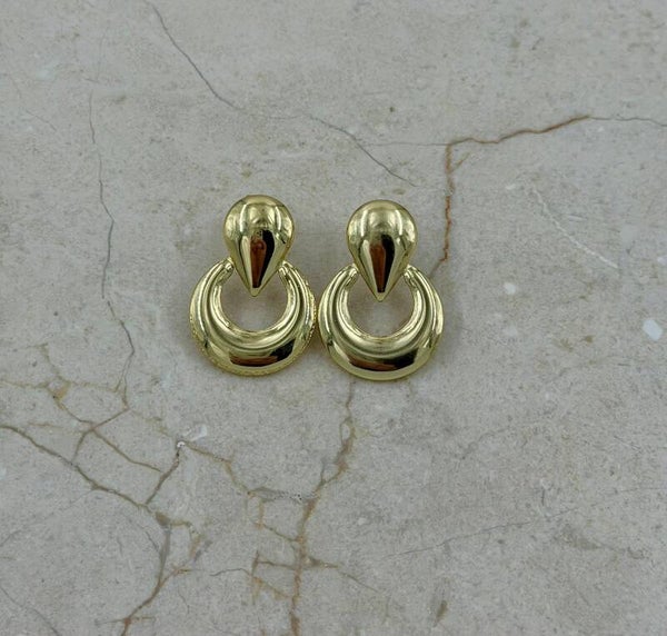Elegante gouden druppel oorbellen