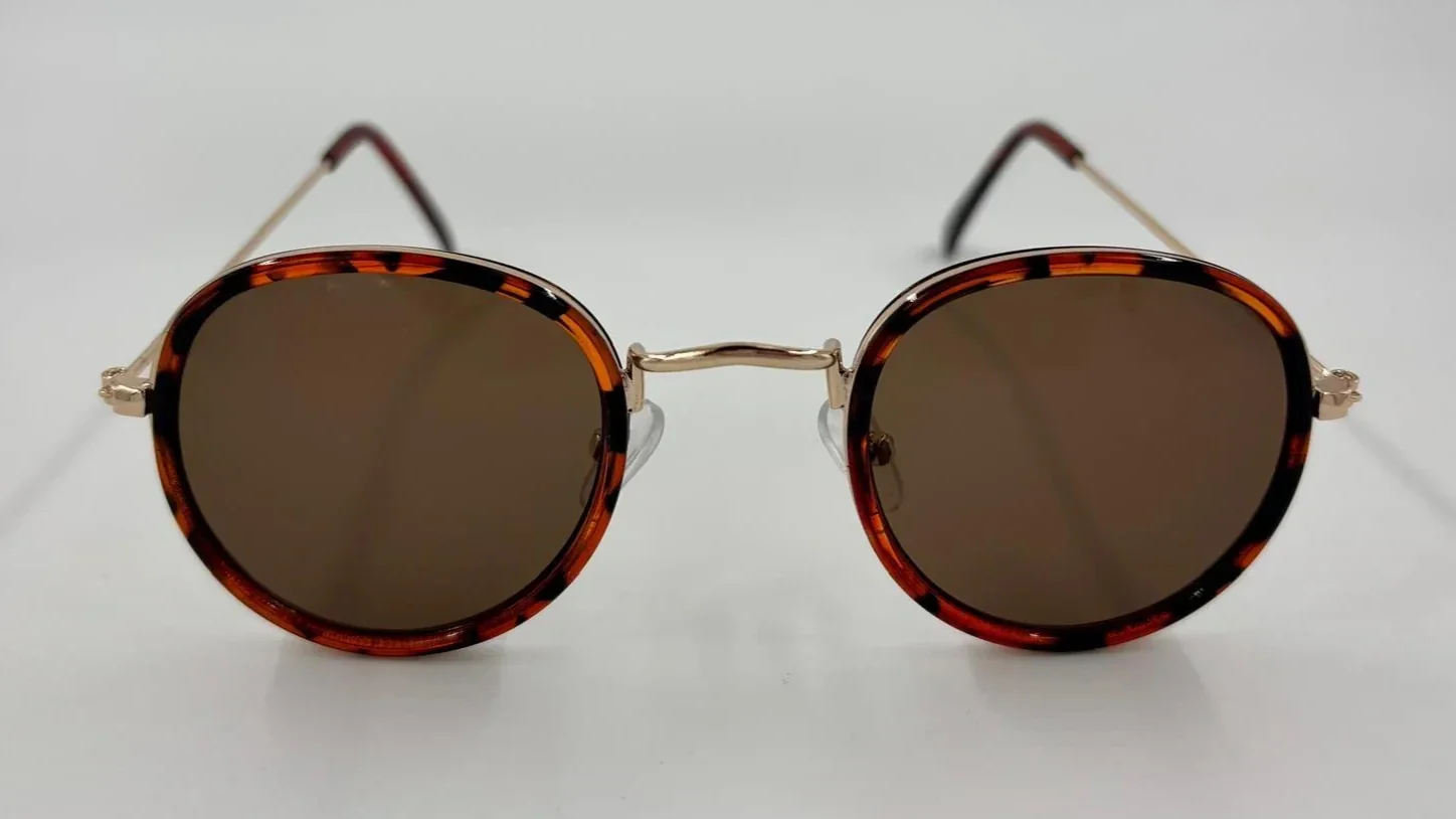 Zonnebril leopard dun frame