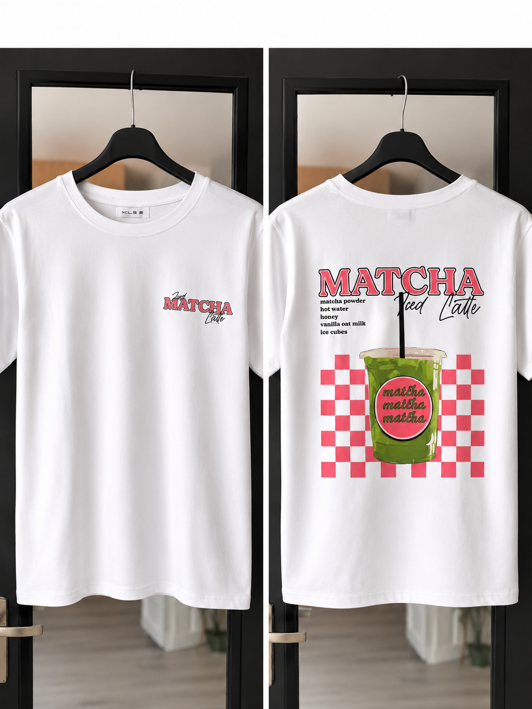 T-shirt bedrukt Matcha