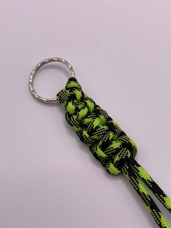 Porte clés ceinture noir/vert