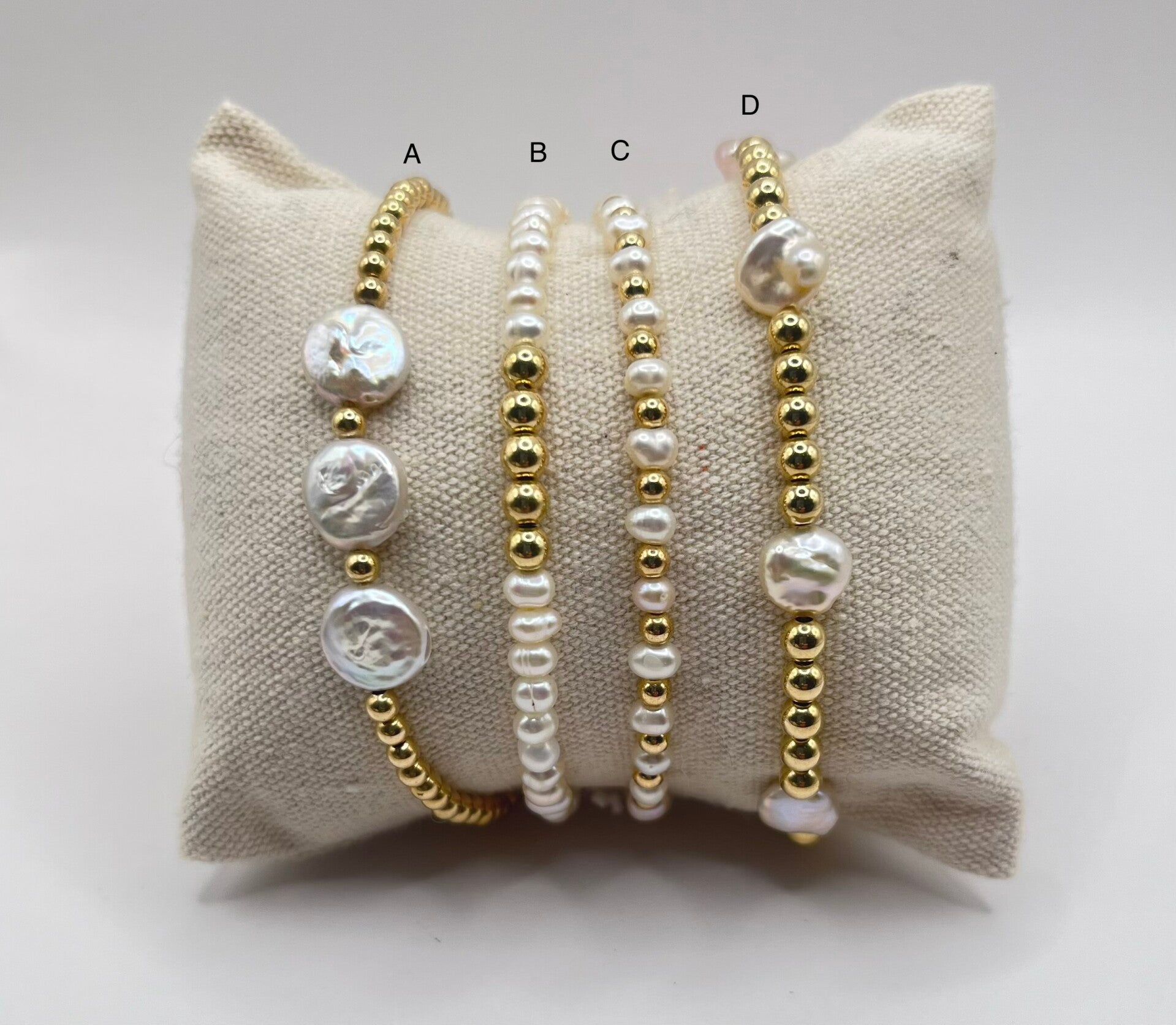 Pearls A,  B, C en D