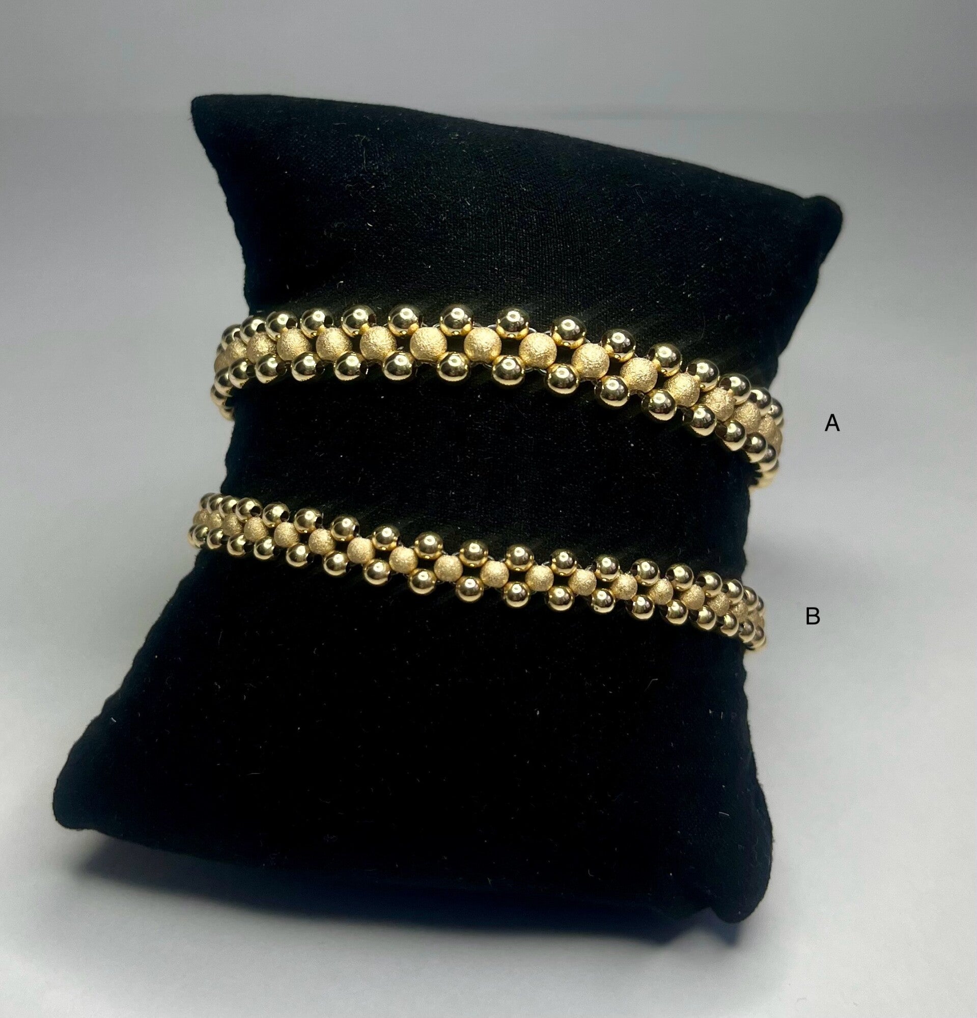 Stardust 3 rij gecombineerd met basis kraal