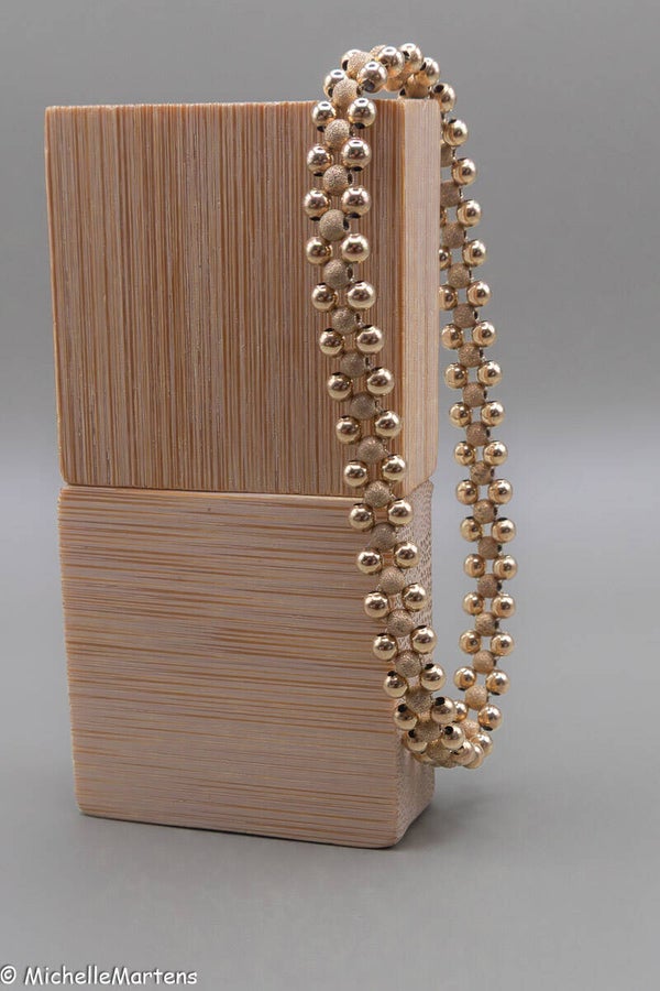 3 rijtjes armband 3mm,4mm (verkocht), 5mm (verkocht) vanaf €135