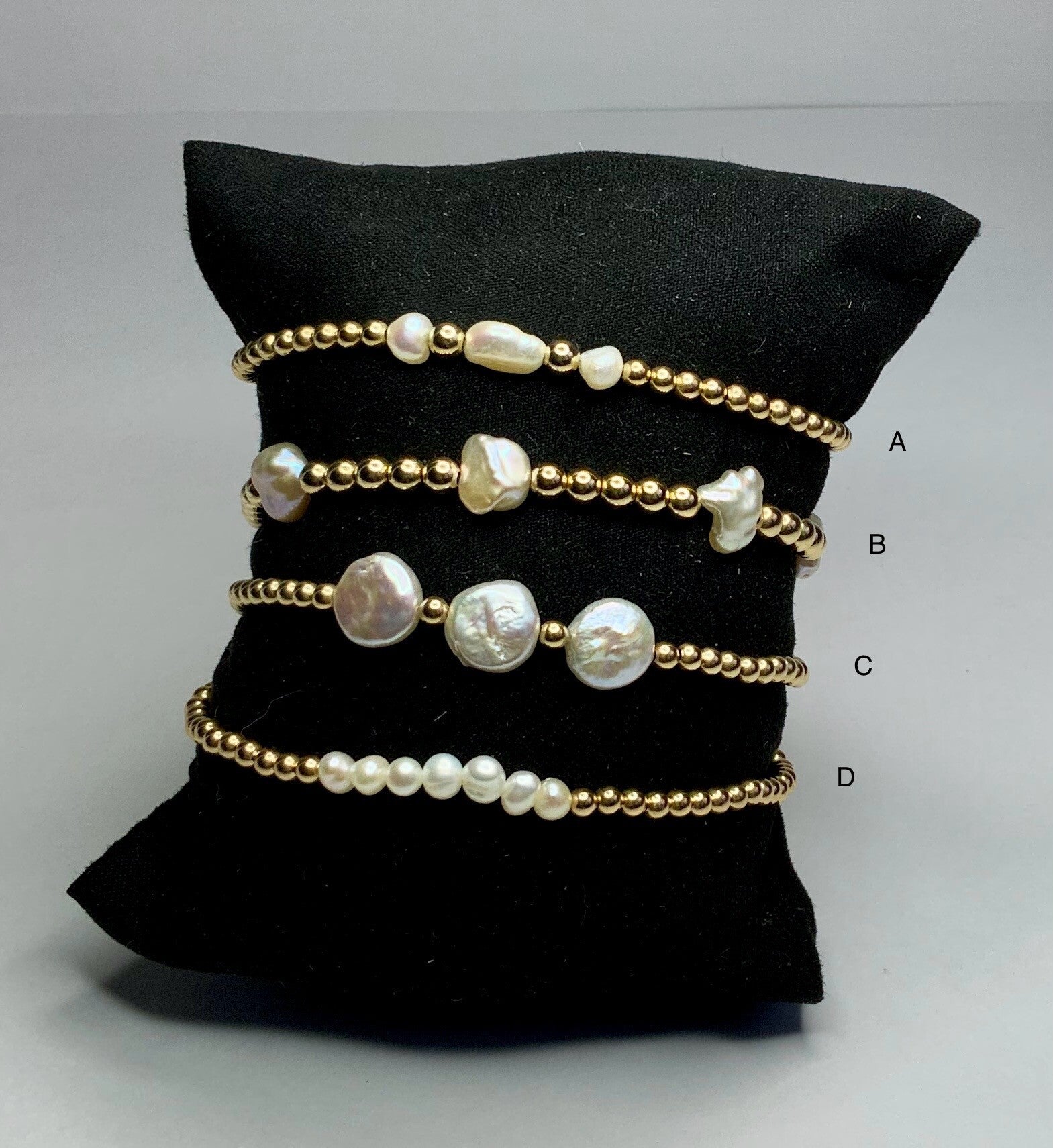Pearls A, B, C en D